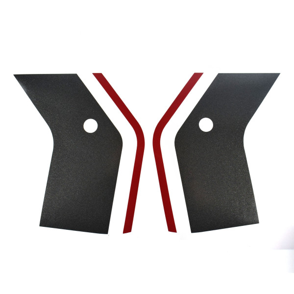 Pyramid Plastics Pyramid decals | yamaha xsr 900 seat cowl grey & red set